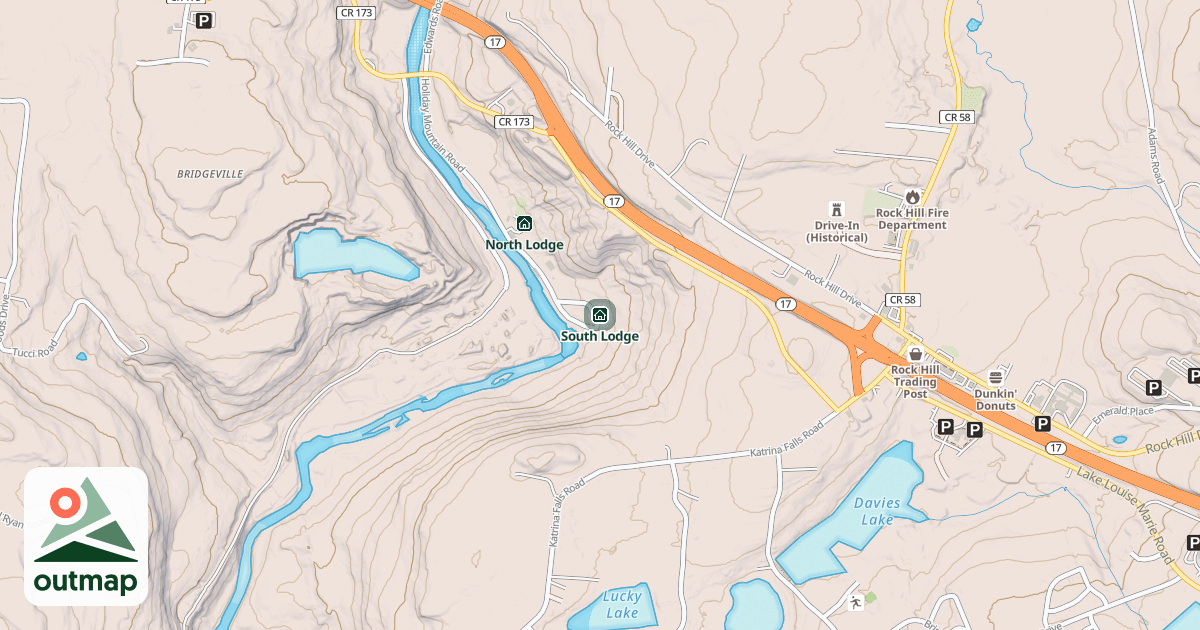 Map of South Lodge