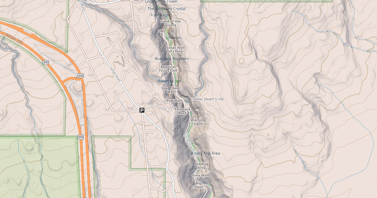 Map preview of Cadillac Desert