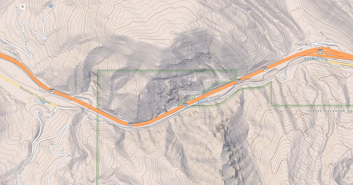 Map preview of Stickpin