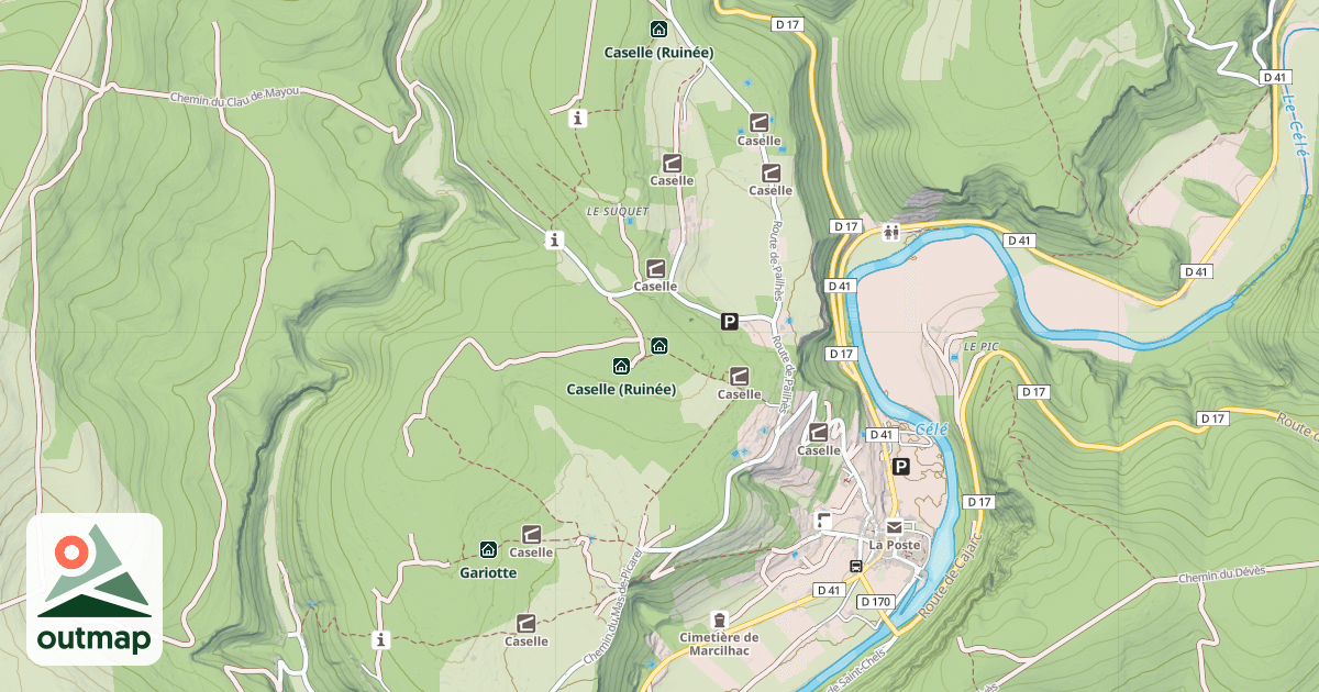 Map of Caselle