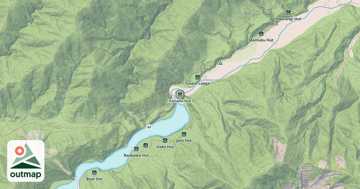 Map of Xanadu Hut