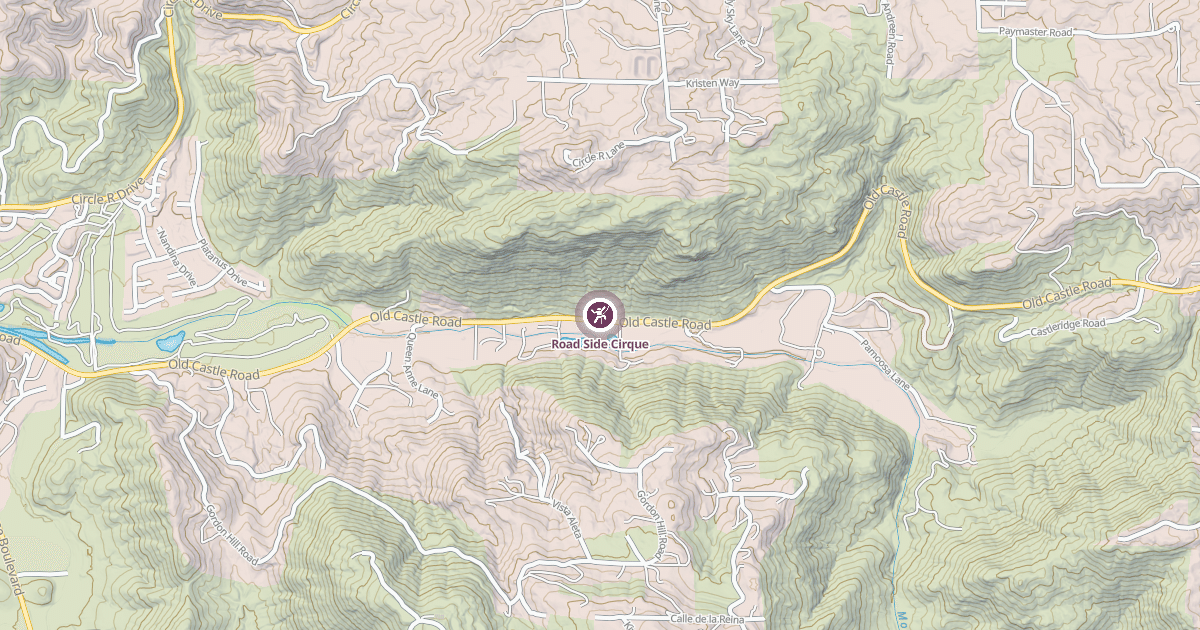 Map preview of Road Side Cirque