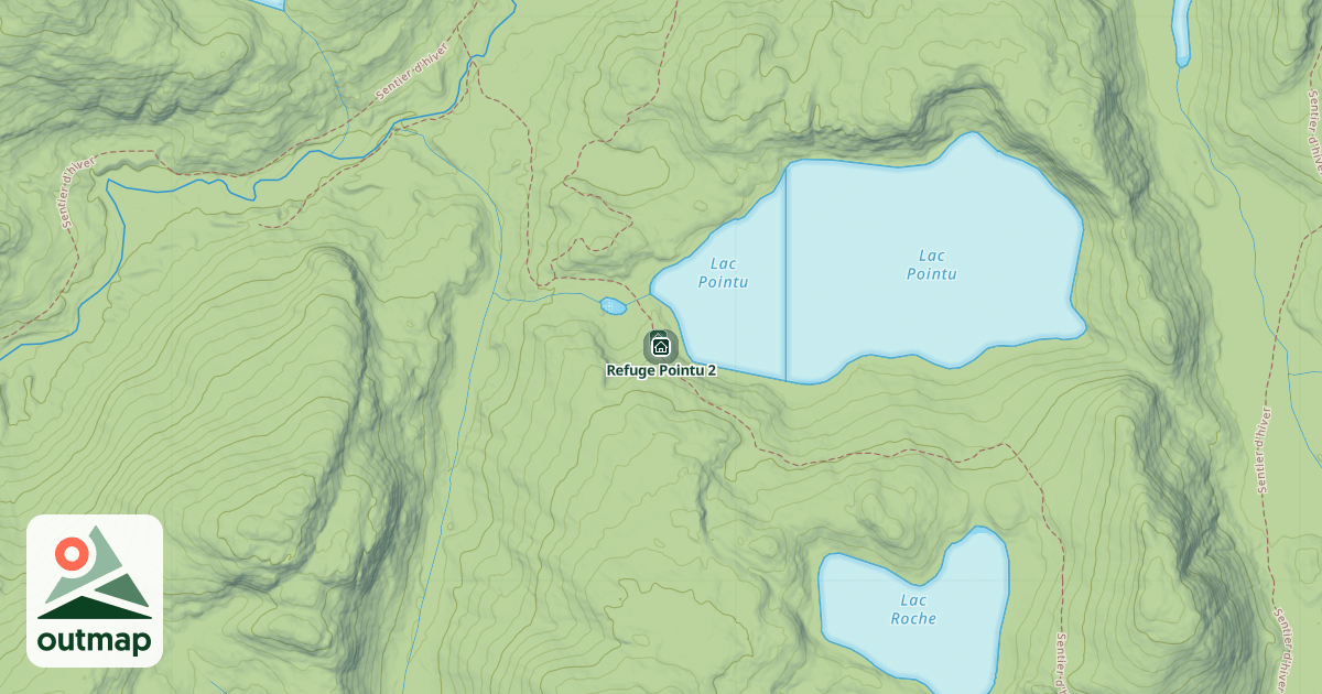 Map of Refuge Pointu 2
