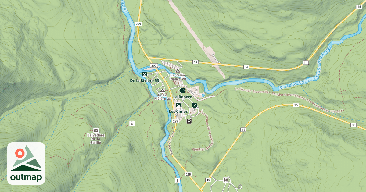 Map of L'Abri