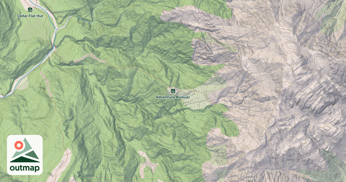 Map of Adventure Bivouac