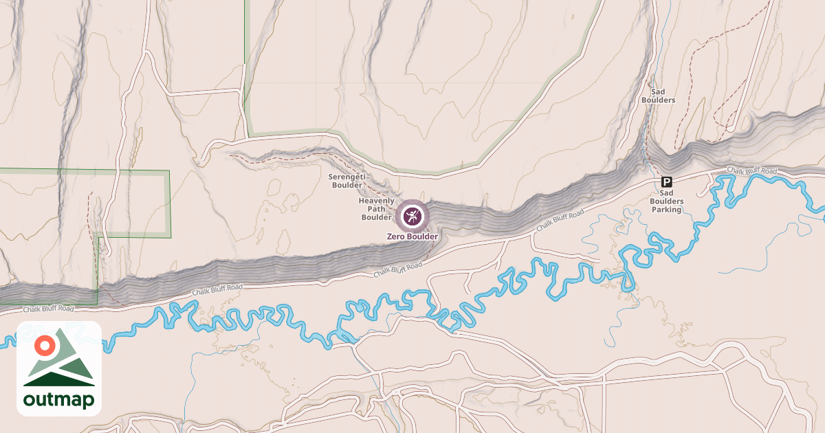 Map of Zero Boulder