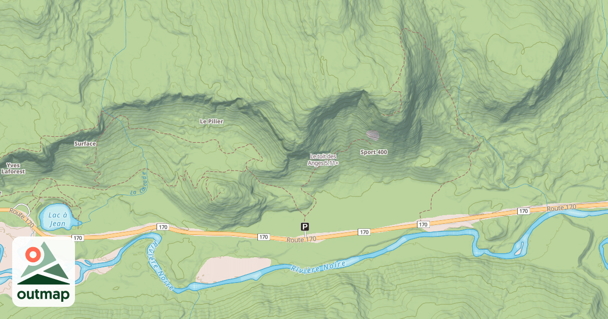 Map of Le toit des Anges