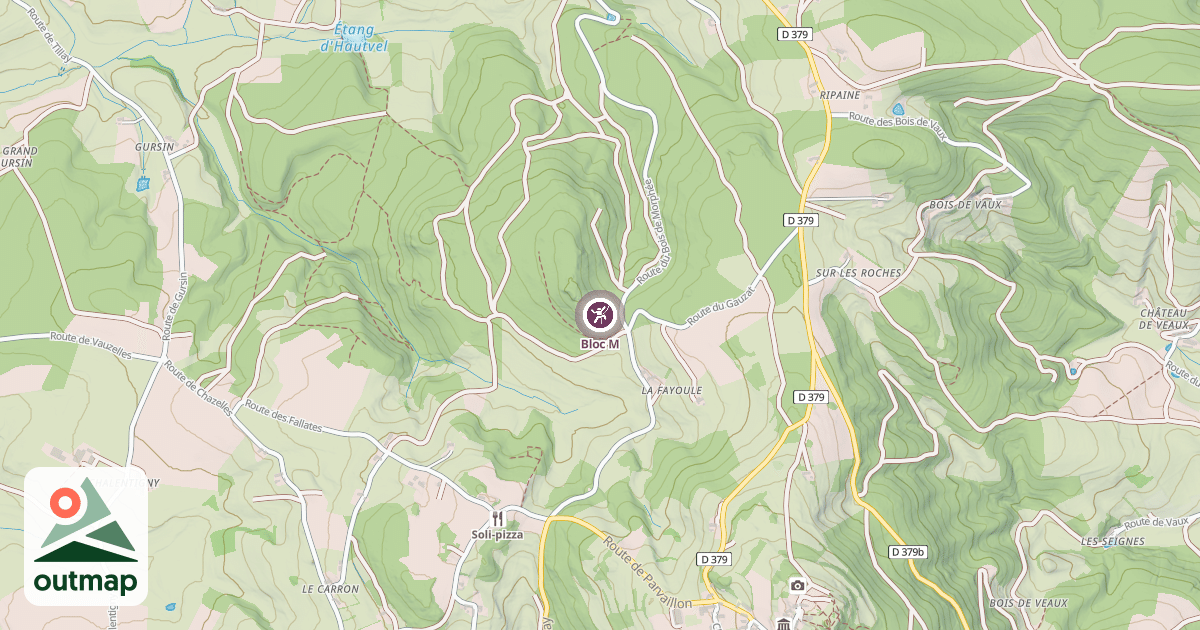 Map of Bloc M