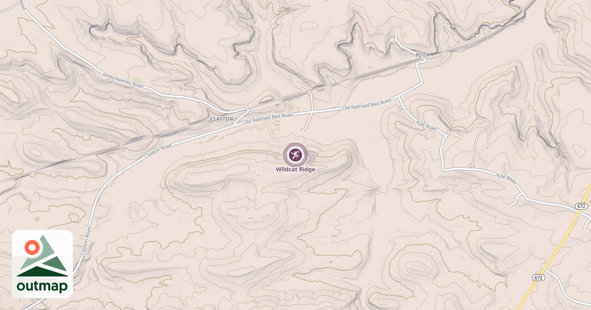 Map of Wildcat Ridge