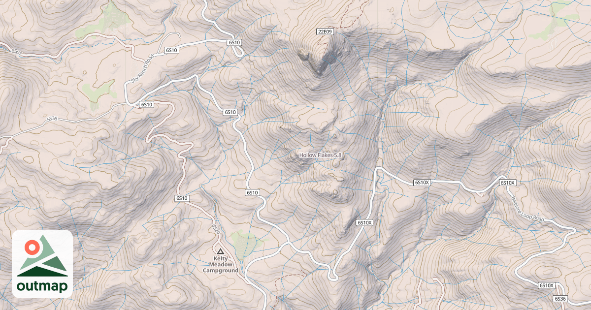 Map of Hollow Flakes