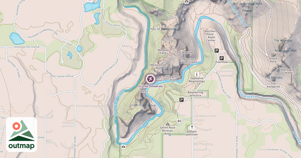 Map of (k) The Dihedrals
