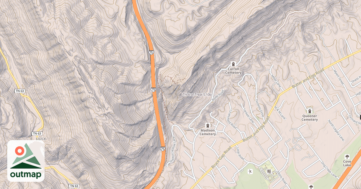 Map of Trick or Treat