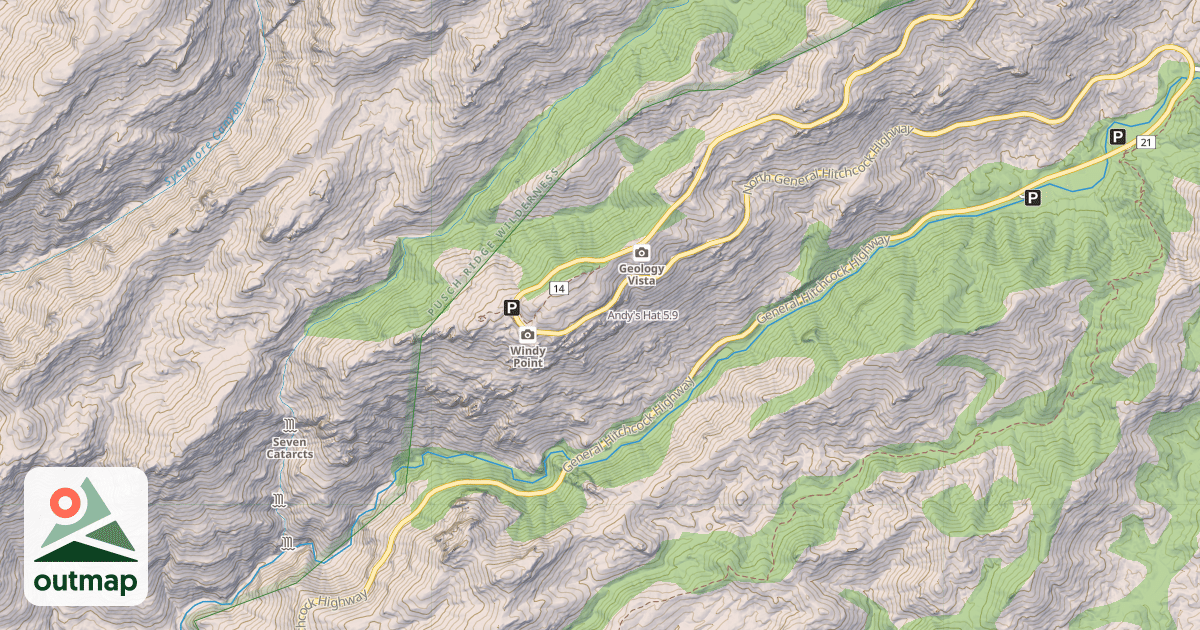Map of Andy's Hat