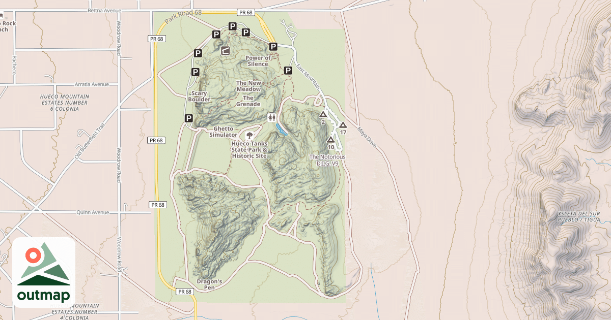 Map of The Notorious D.I.G.