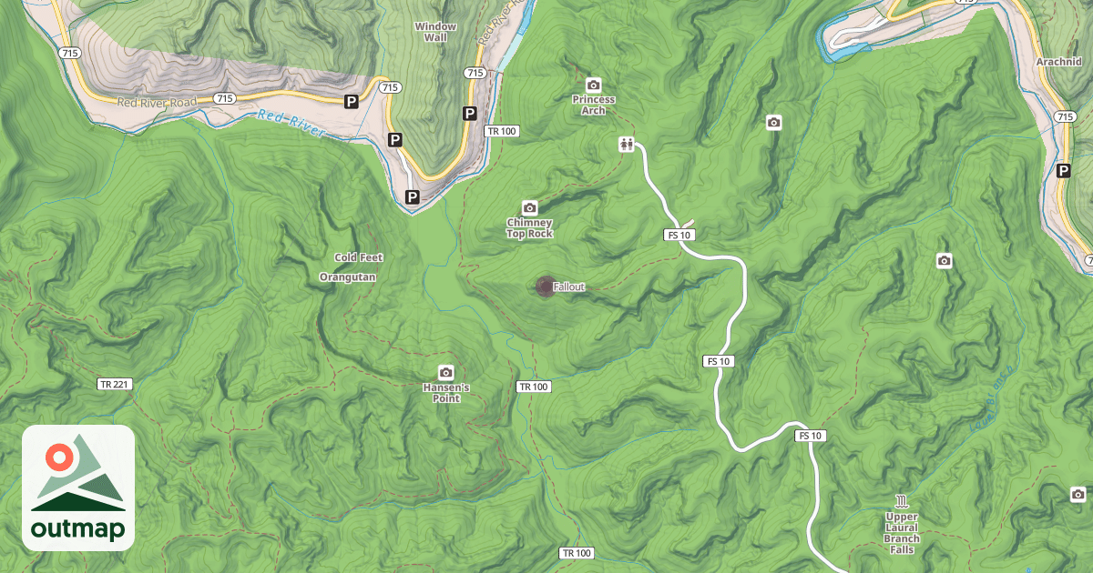 Map of Fallout