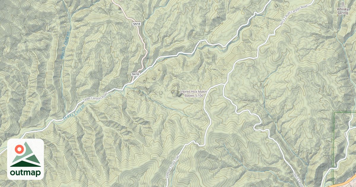 Map of Inbred Hick Makin' Babies
