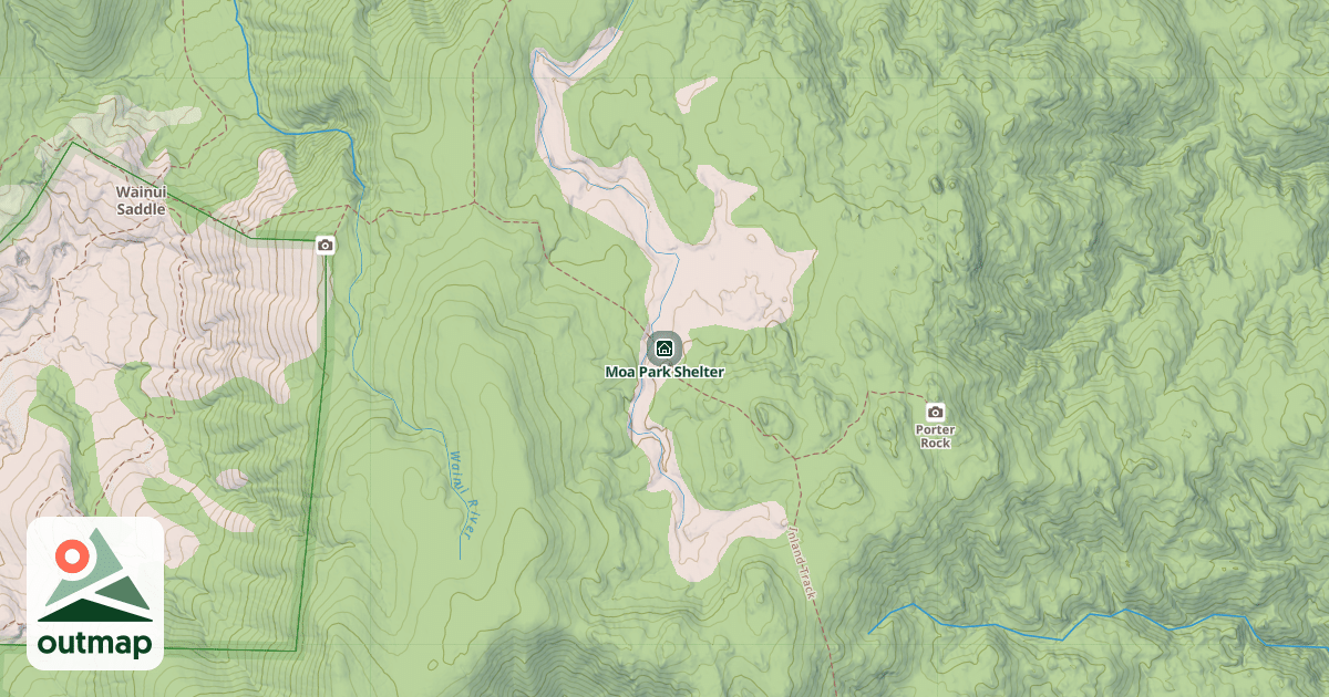Map of Moa Park Shelter