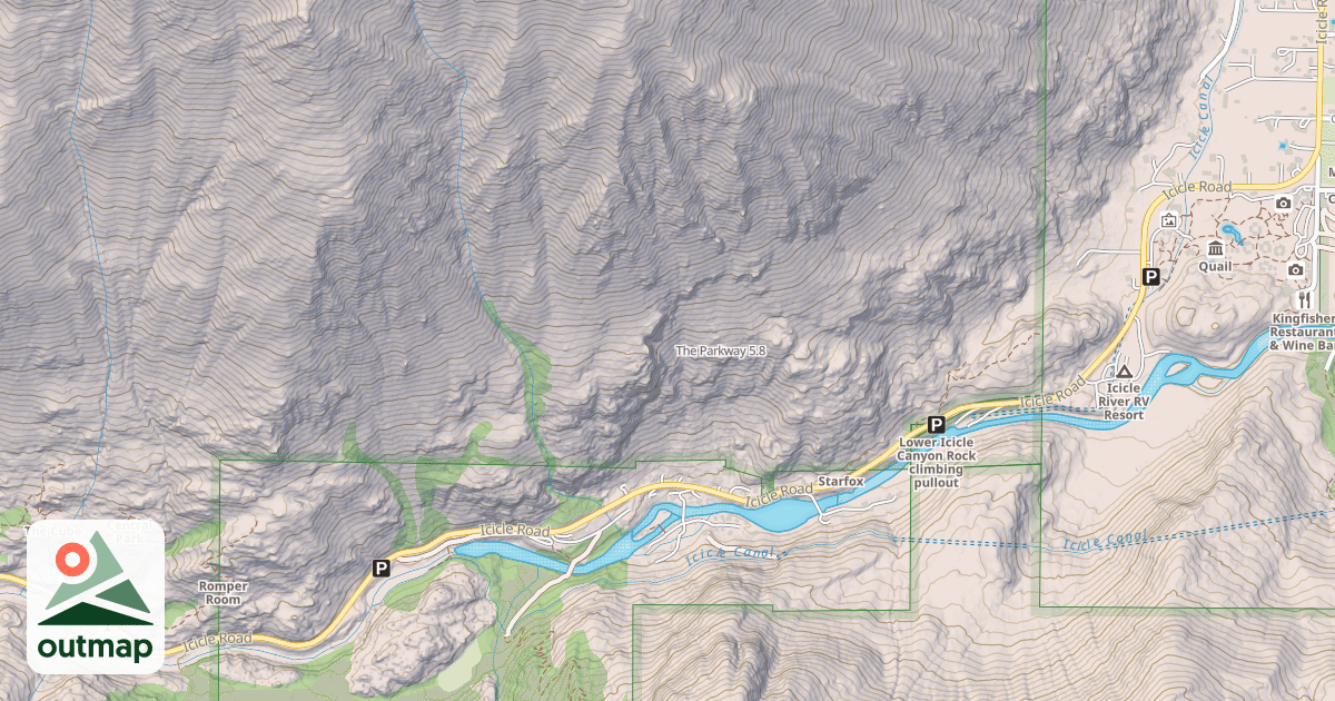 Map of The Parkway