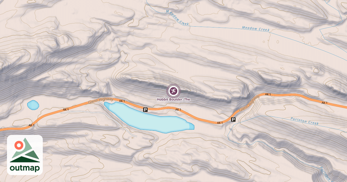 Map of Hobbit Boulder, The