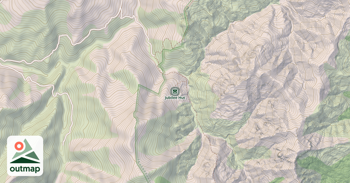 Map of Jubilee Hut