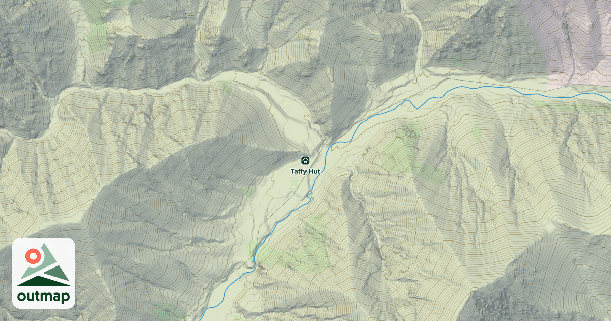 Map of Taffy Hut