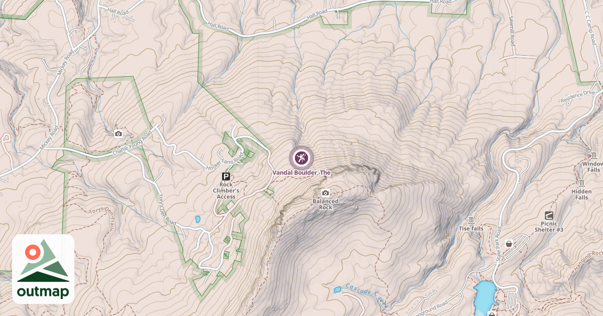 Map of Vandal Boulder, The