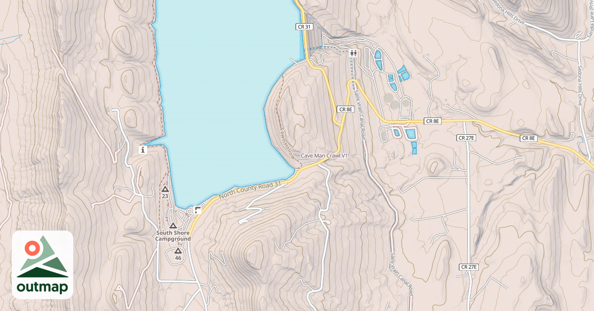 Map of Cave Man Crawl
