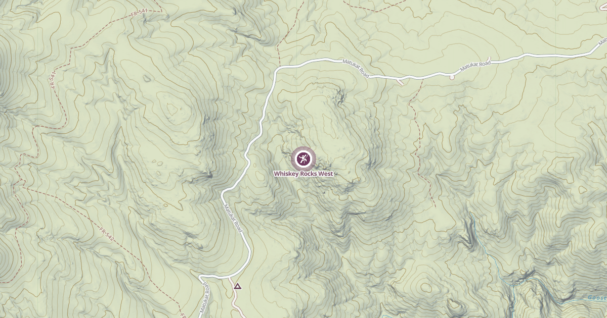 Map preview of Whiskey Rocks West