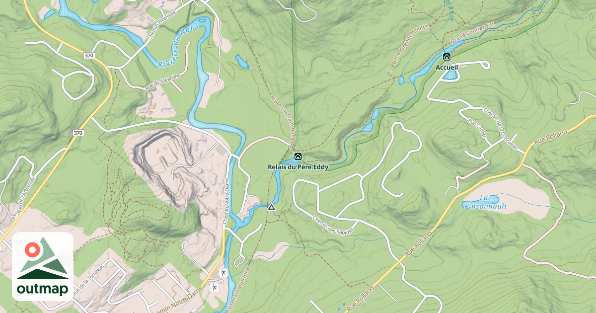 Map of Relais du Père Eddy