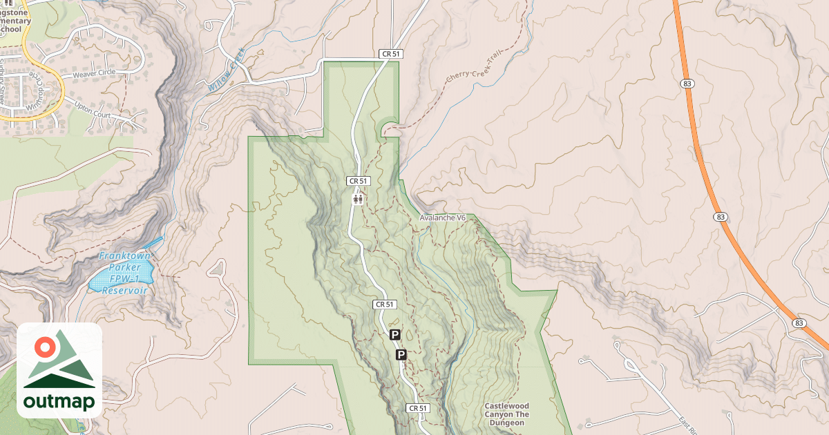 Map of Avalanche