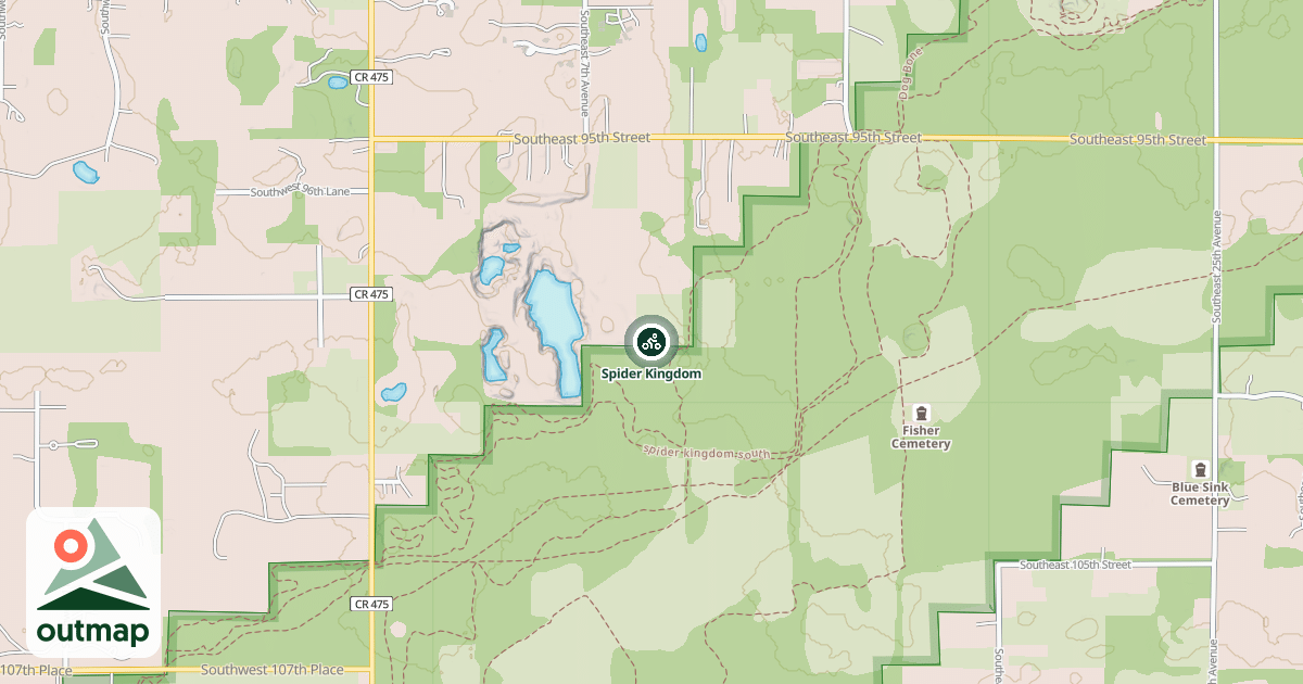 Map of Spider Kingdom