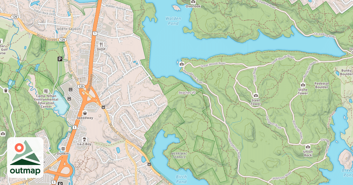 Map of Beaches