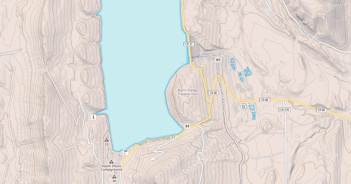 Map preview of Burnt Orange Traverse
