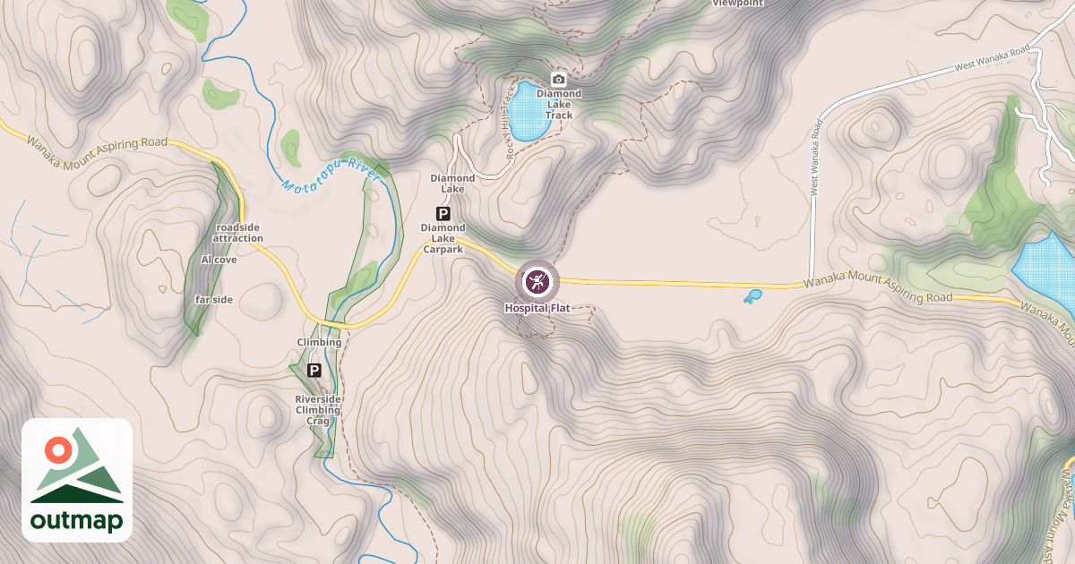 Map of Hospital Flat