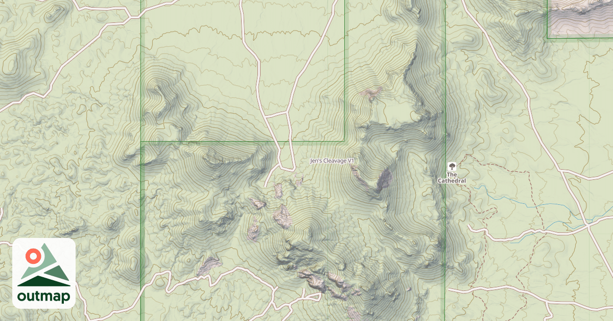 Map of Jen's Cleavage