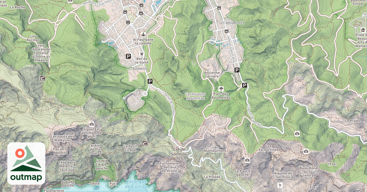 Map of Les Poussins Assurent