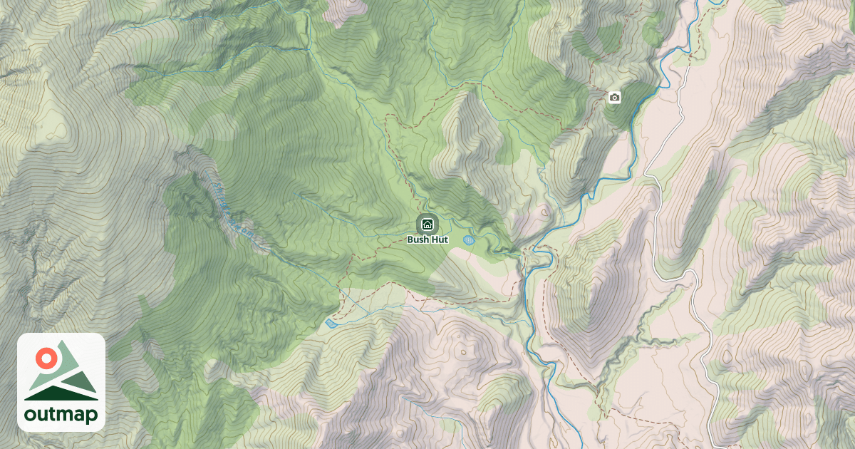 Map of Bush Hut