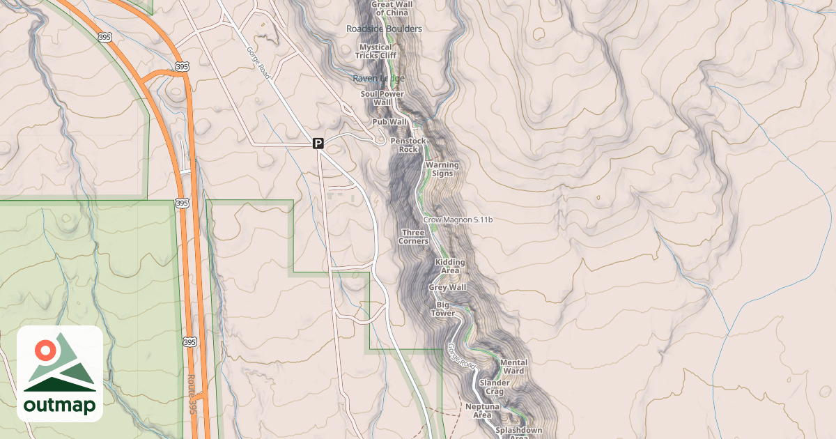 Map of Crow Magnon