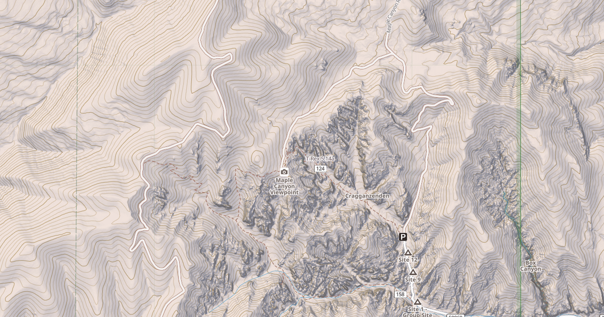 Map preview of T-Rex