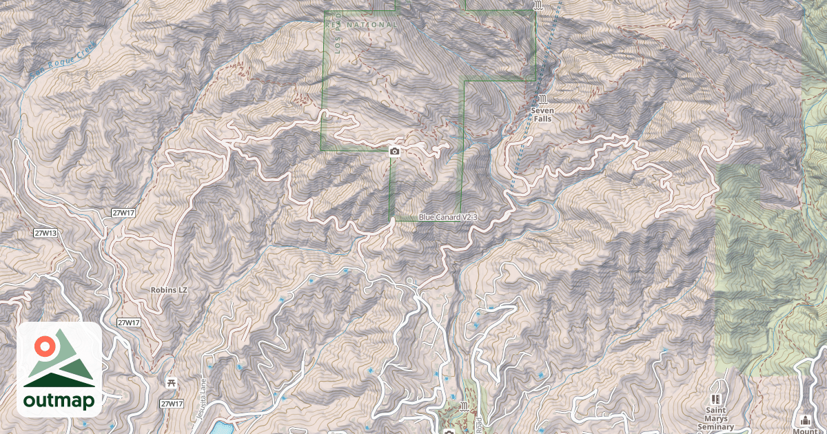 Map of Blue Canard