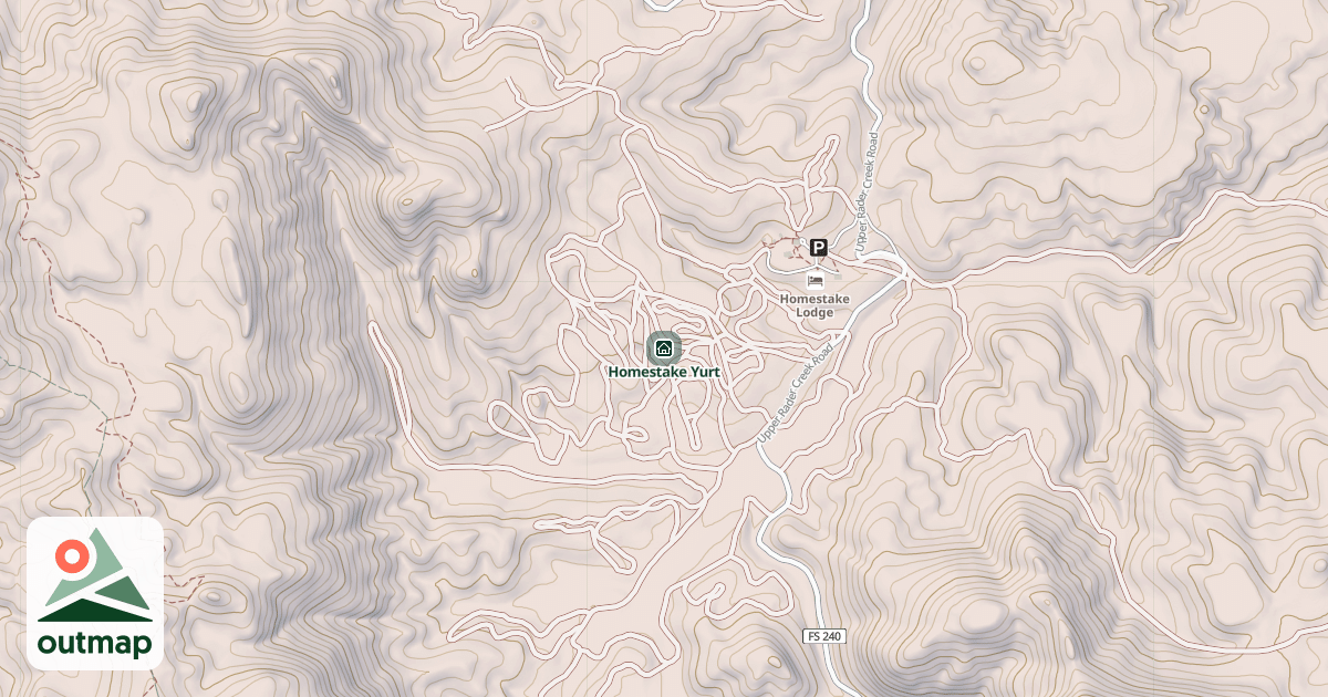 Map of Homestake Yurt
