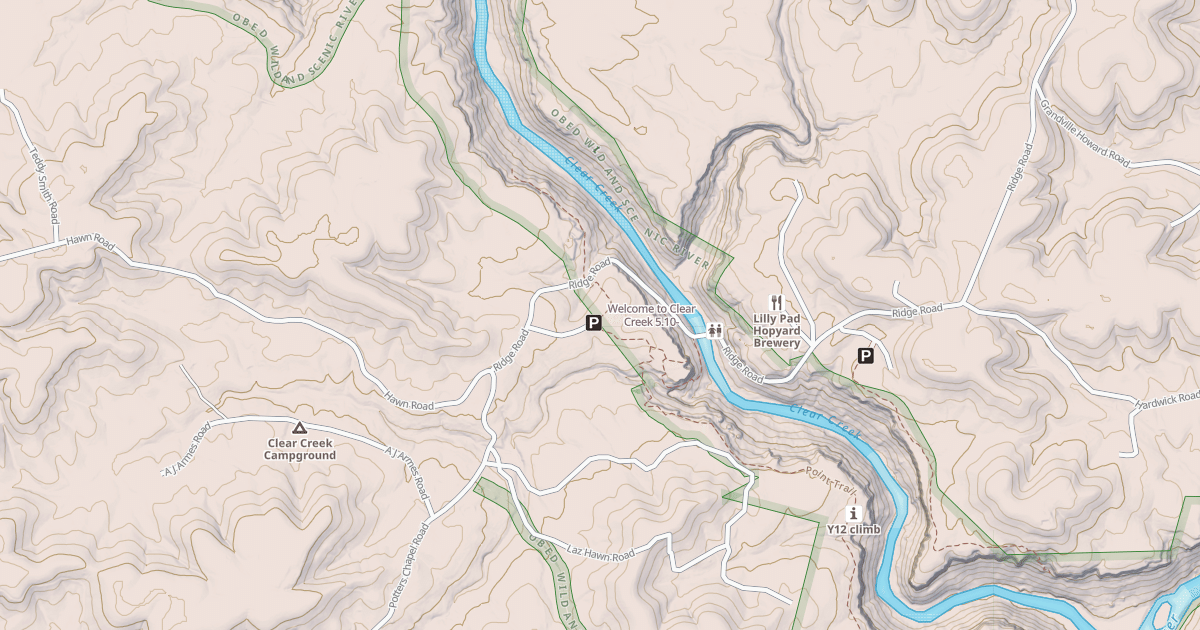 Map preview of Welcome to Clear Creek