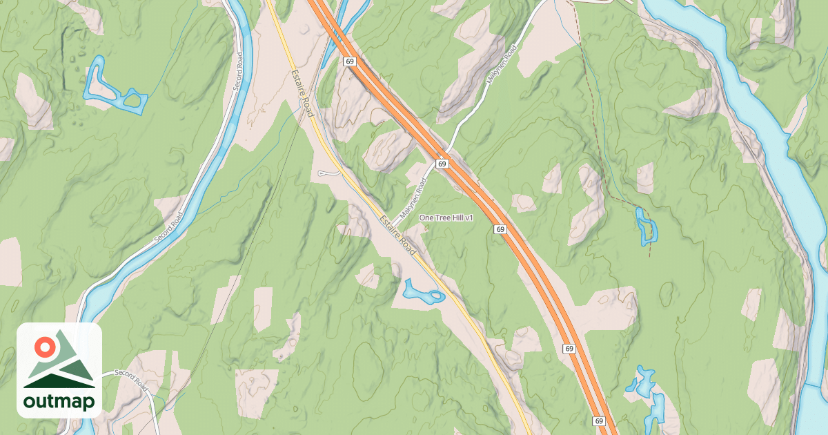 Map of One Tree Hill