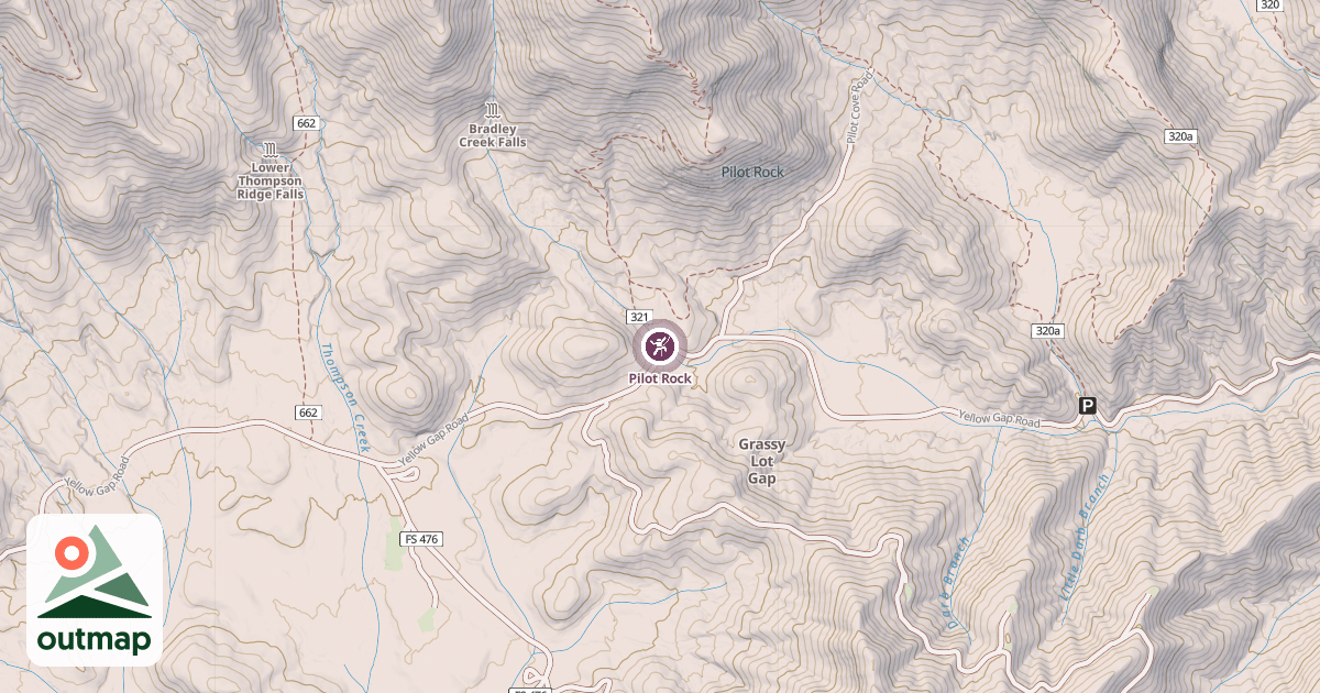 Map of Pilot Rock