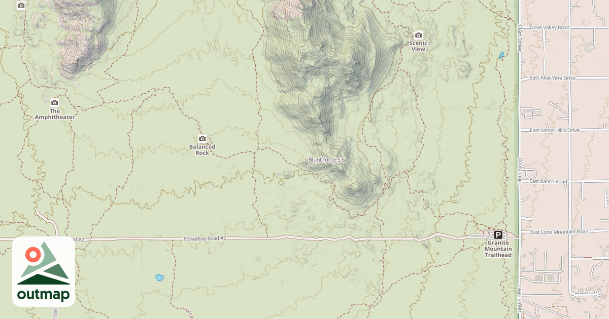 Map of Blunt force