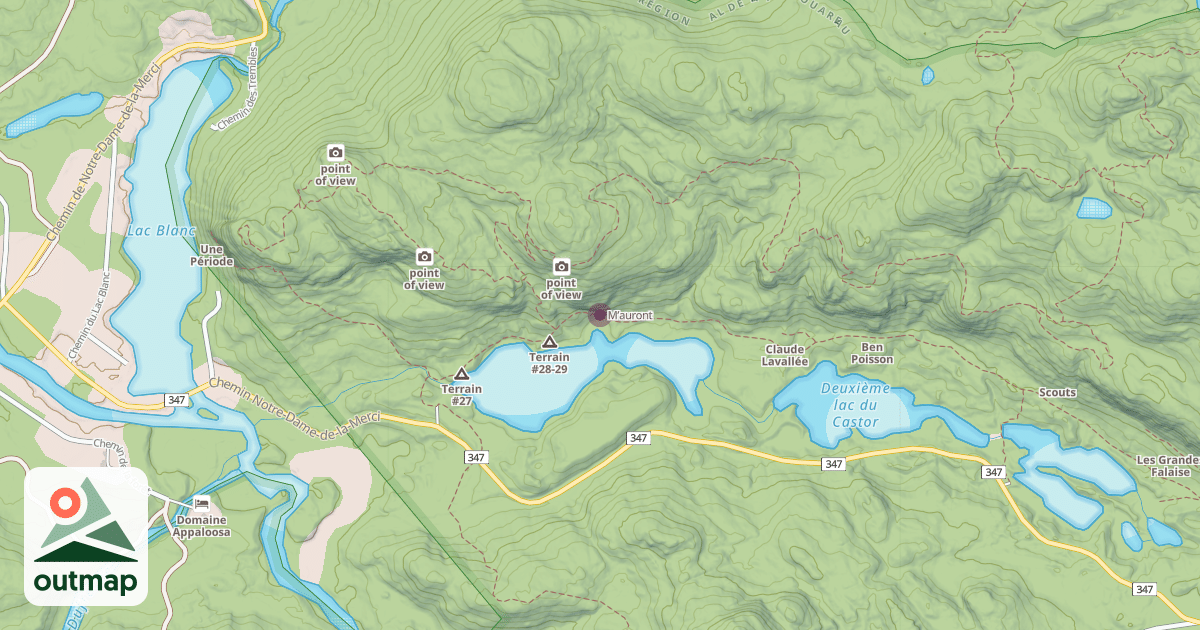 Map of M’auront
