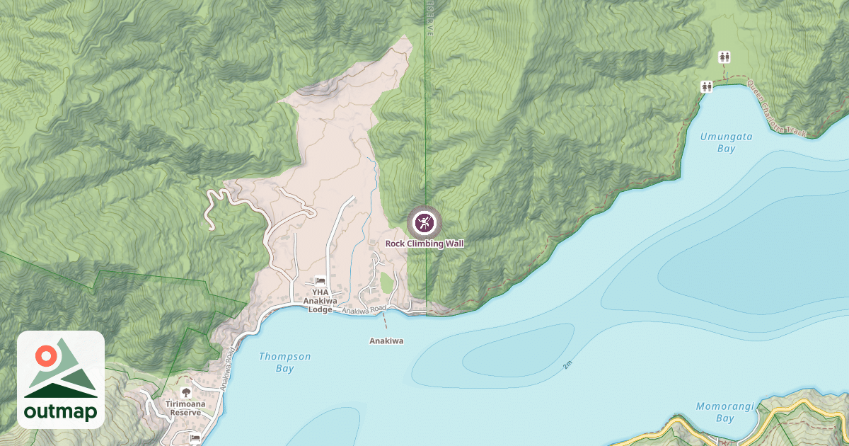 Map of Rock Climbing Wall