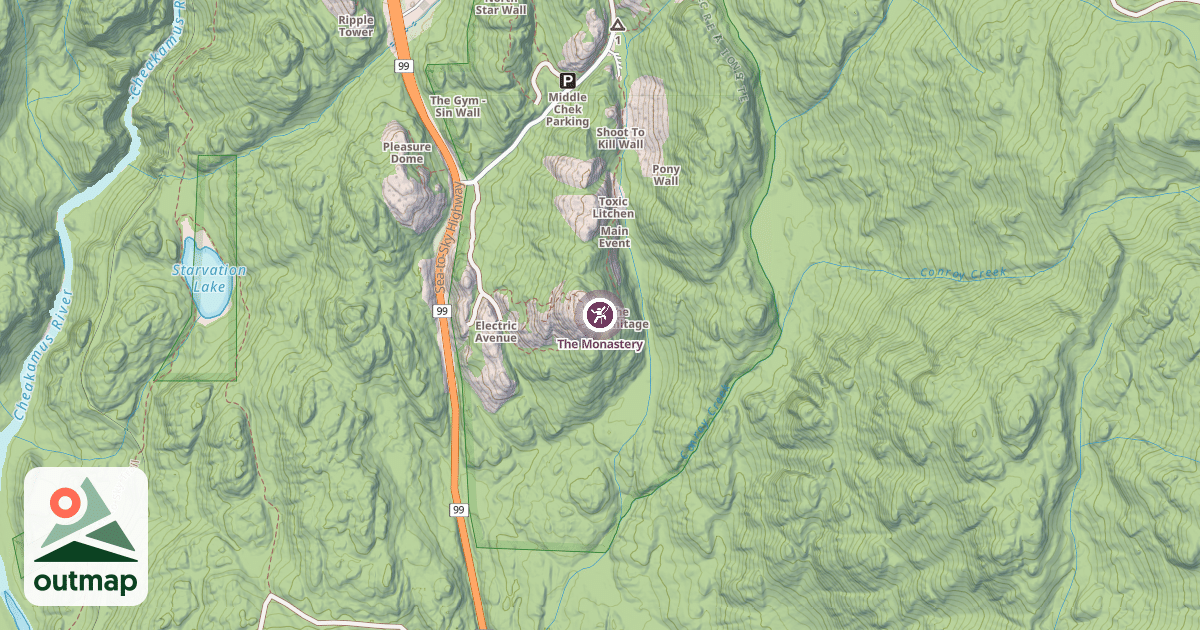 Map of The Monastery