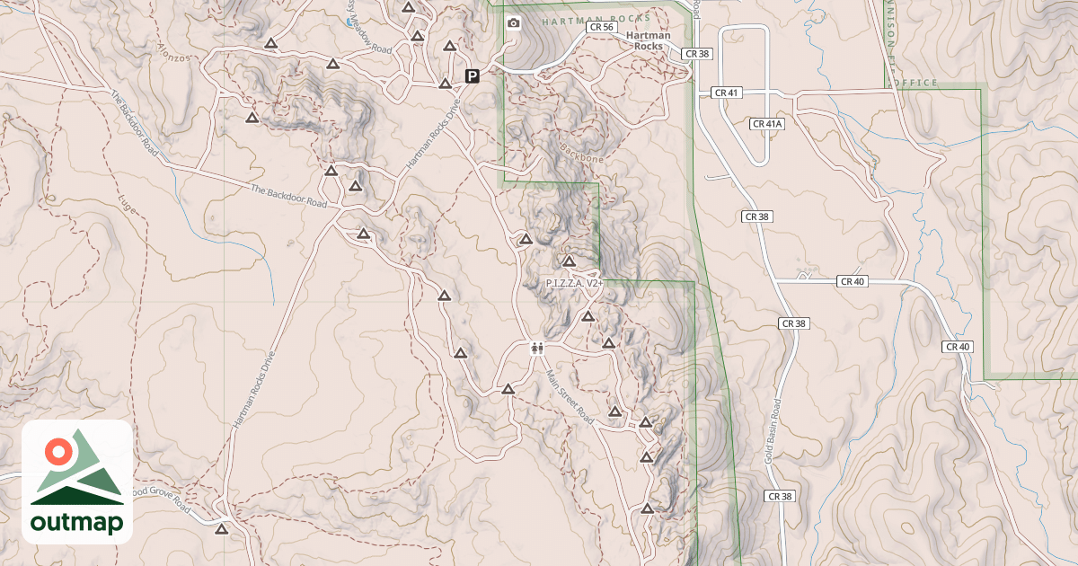 Map of P.I.Z.Z.A.