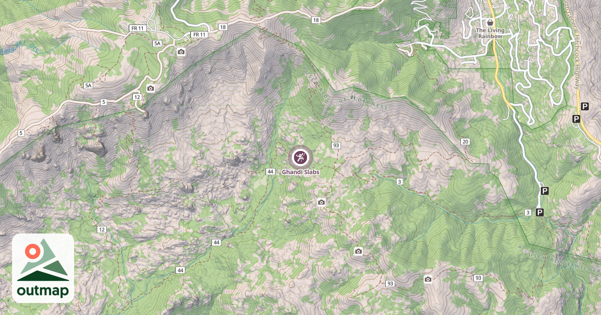 Map of Ghandi Slabs